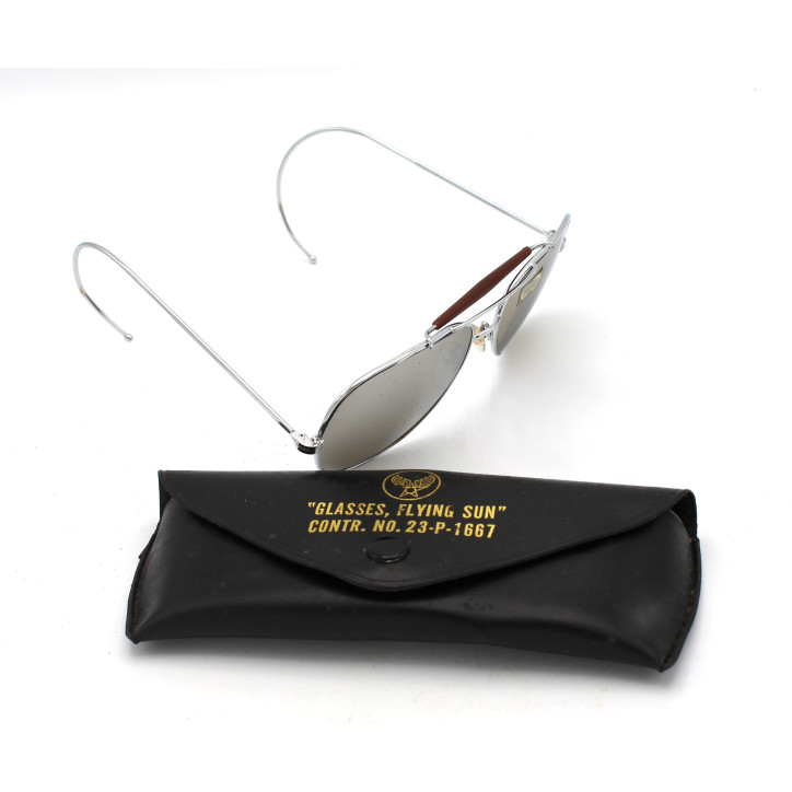 Lunettes de soleil style Ray-Ban USAAF repro verres teintés miroir