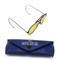 Lunettes de soleil style Ray-Ban USAAF repro verres teintés Jaune - montures noires