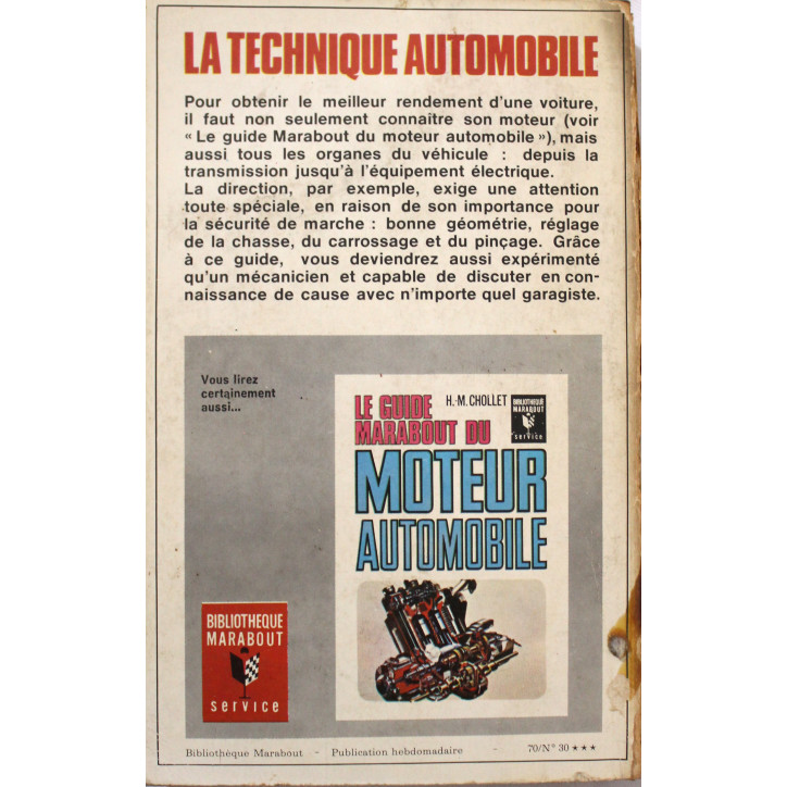 Livre Le guide Marabout de la technique automobile