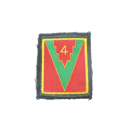insigne tissu de la 4 division d'infanterie armée française