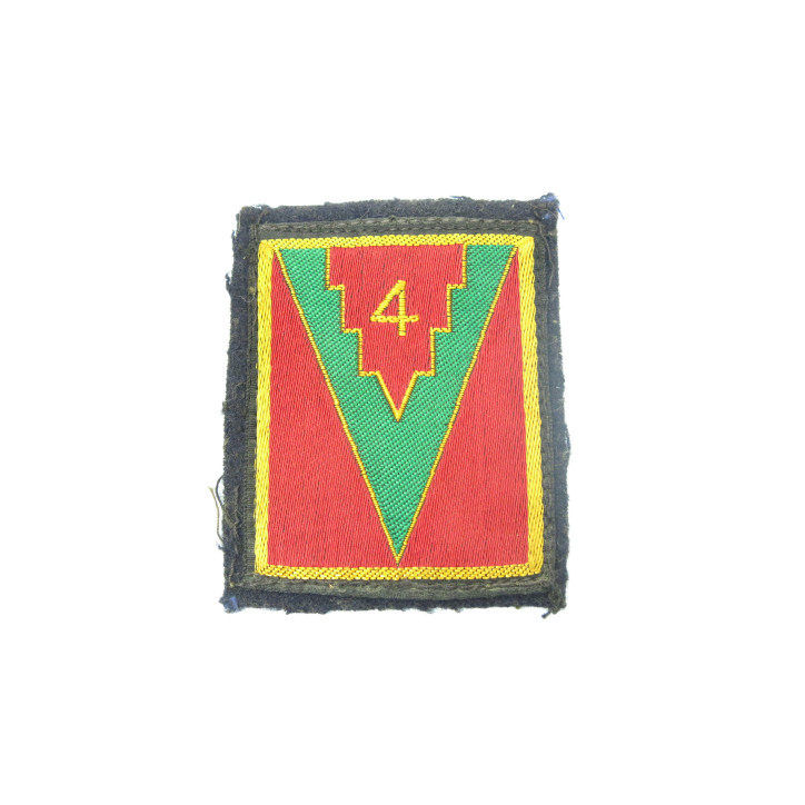 insigne tissu de la 4 division d'infanterie armée française