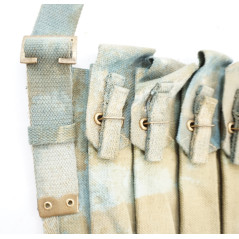 Bandoulière toile porte chargeurs Sten camo effet terrain