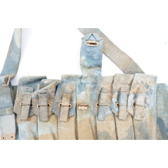 Bandoulière toile porte chargeurs Sten camo effet terrain