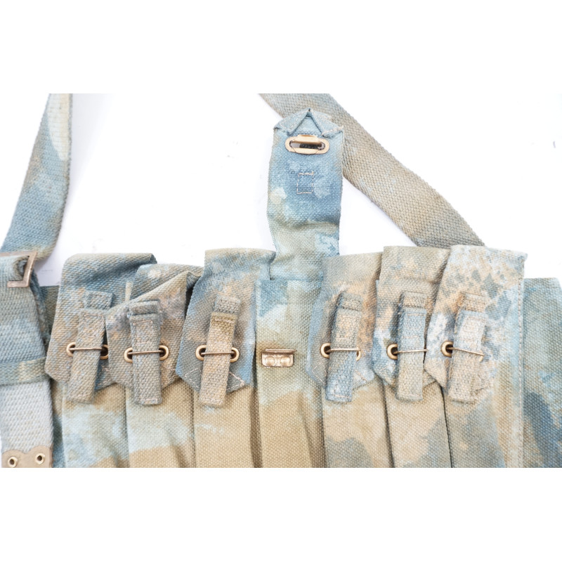 Bandoulière toile porte chargeurs Sten camo effet terrain