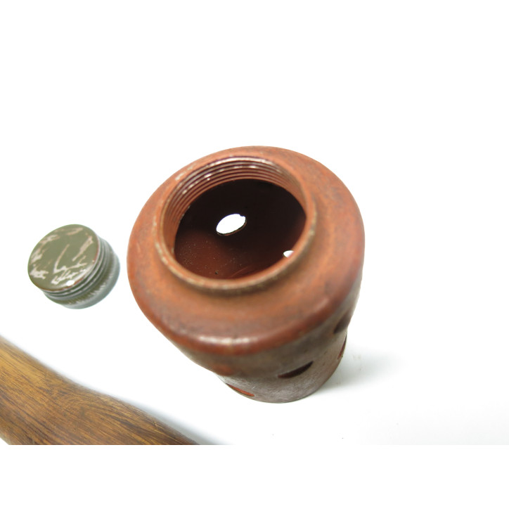 Grenade à manche originale d'exercice WH rouge 39/45 Réf 112