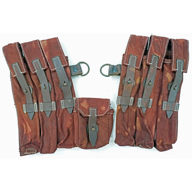 Paire de porte chargeur pour MP38 ou MP40 terrain marron Paire de porte chargeur pour MP38 ou MP40 terrain marron