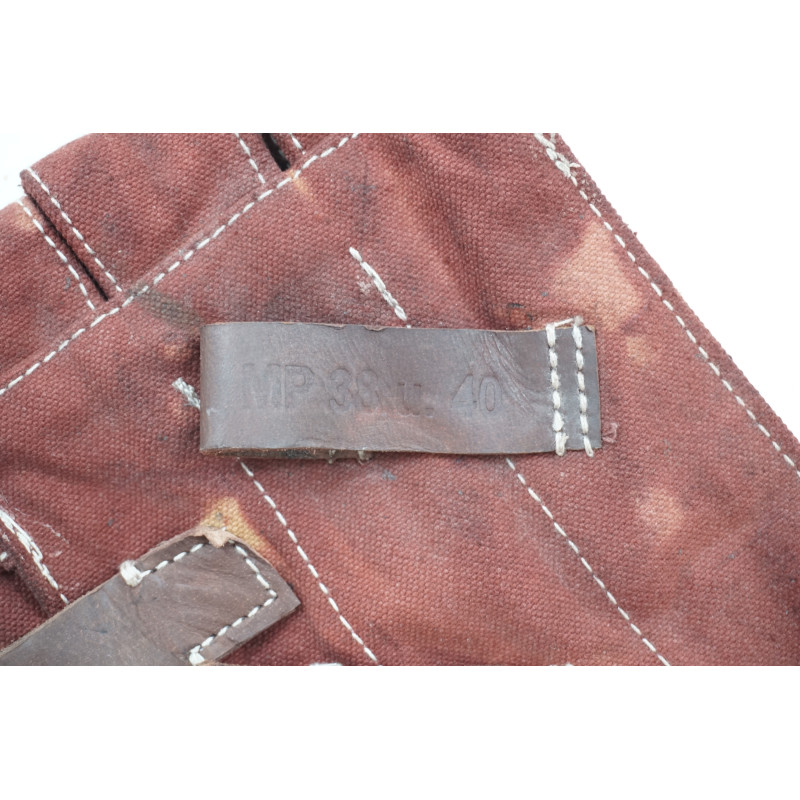 Paire de porte chargeur pour MP38 ou MP40 terrain marron Paire de porte chargeur pour MP38 ou MP40 terrain marron