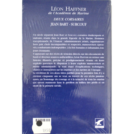 Livre Deux corsaires : Jean Bart - Surcouf de Léon Haffner