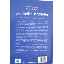Livre Les faucilles sanglantes : Paroles d'un rescapé du génocide arménien Livre Les faucilles sanglantes : Paroles d'un rescapé du génocide arménien