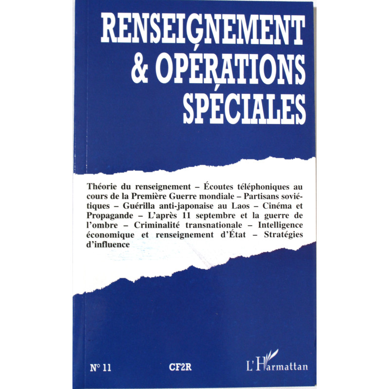 Livre Renseignement et opérations spéciales No 11 Juillet-Août 2002