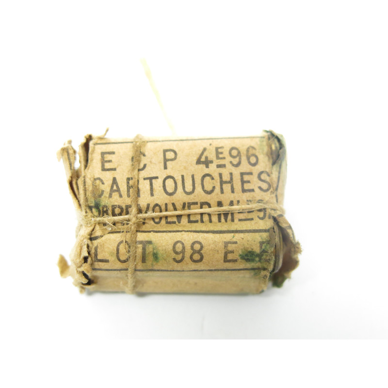 Paquet de 6 cartouches revolver 1892 daté 1896   ref un1
