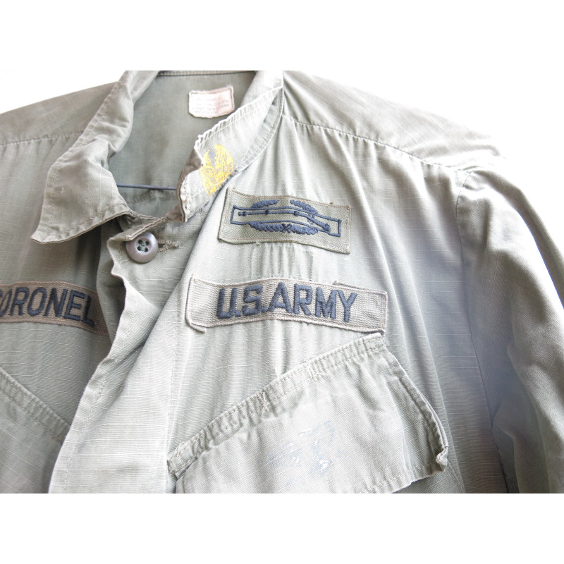 Coat mans combat tropical US Vietnam 1968 Ref 666