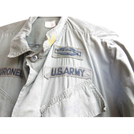 Coat mans combat tropical US Vietnam 1968 Ref 666