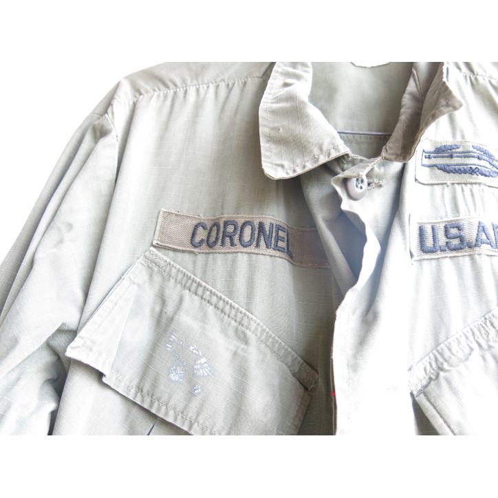 Coat mans combat tropical US Vietnam 1968 Ref 666