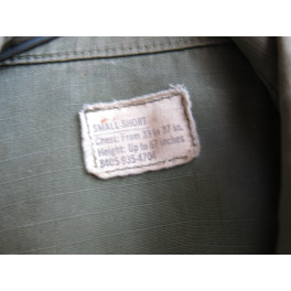Coat mans combat tropical US Vietnam 1968 Ref 666