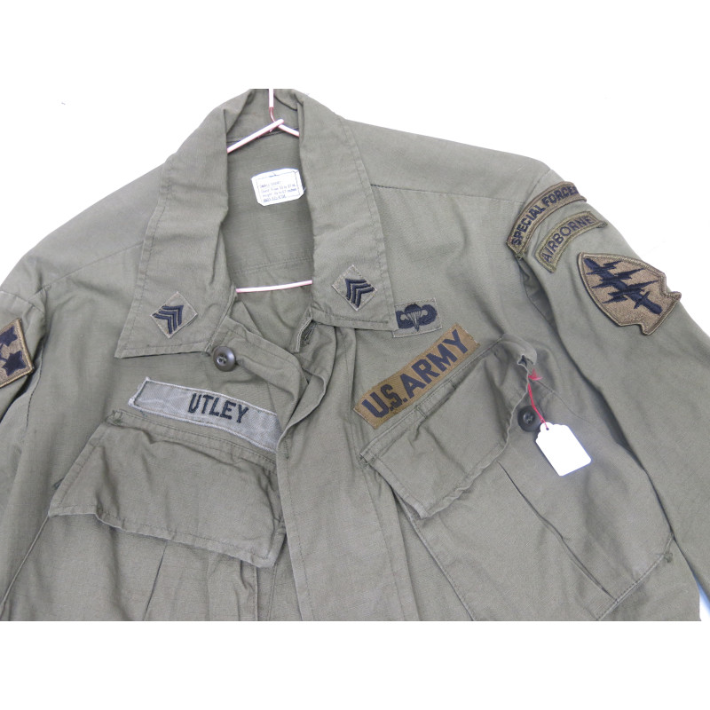Coat mans combat tropical US Vietnam 1968 Ref 111