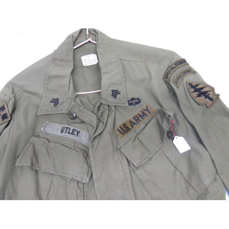 Coat mans combat tropical US Vietnam 1968 Ref 111