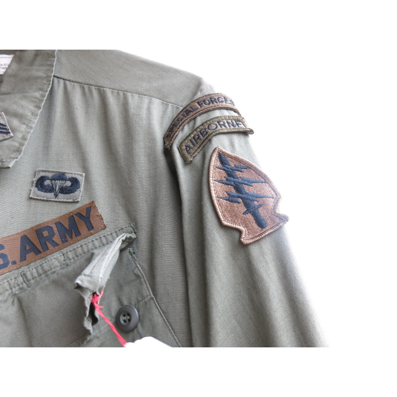 Coat mans combat tropical US Vietnam 1968 Ref 111