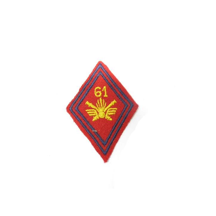 Losange de bras du 61ème Regiment artillerie  