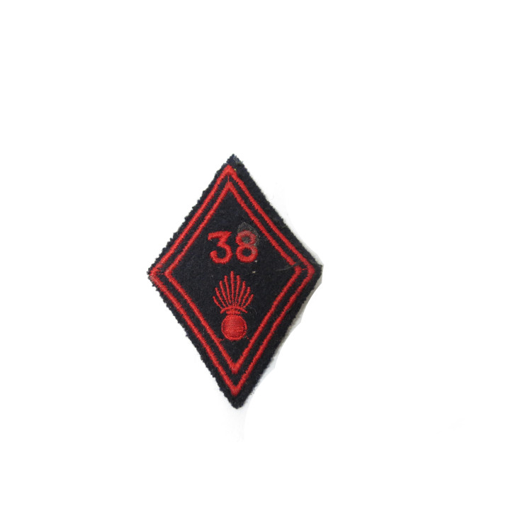 Losange 38ème Régiment d'Infanterie. Saint Etienne