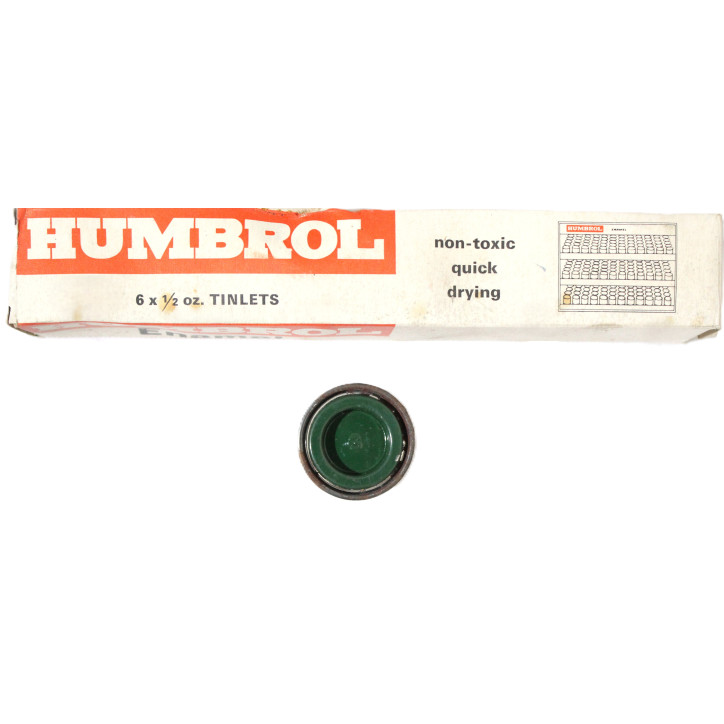 Pot de peinture Humbrol - Enamel No 3 Brunswick Green 1/2 Oz