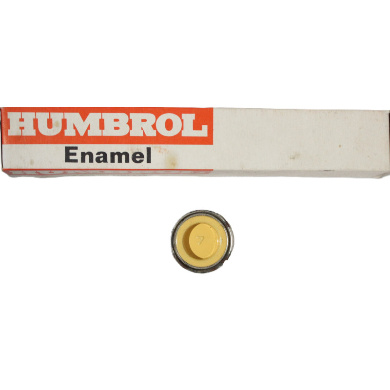Pot de peinture Humbrol - Enamel No 7 Light Buff 1/2 Oz