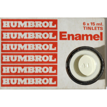 Pot de peinture Humbrol - Enamel No 41 Ivory - 1/2 Oz