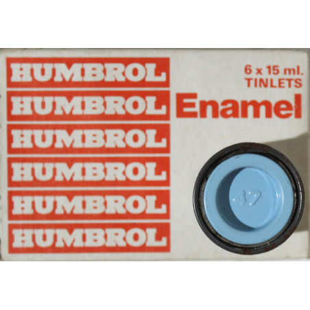 Pot de peinture Humbrol - Enamel No 47 Sea Blue - 1/2 Oz