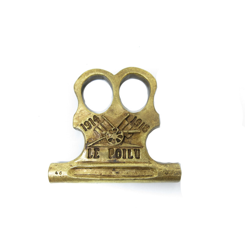 Coup de poing de tranchée  de poilu Francais 14/18