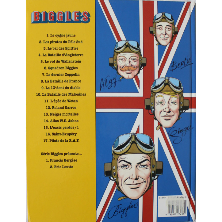 BD Biggles Pilote de la R.A.F