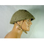 Casque réglementaire acier avec couvre casque Est Allemand DDR