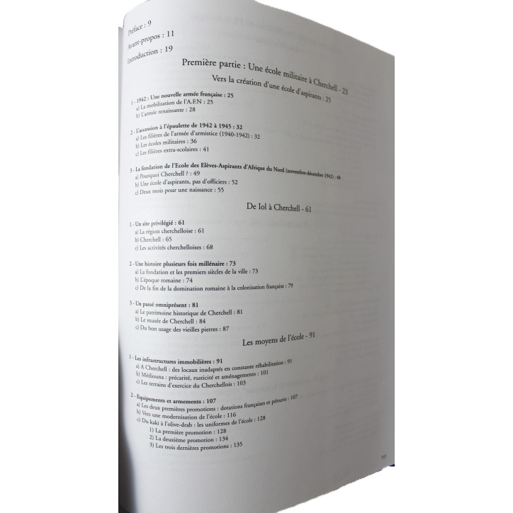 Livre L'école des élèves aspirants de Cherchell Médiouna 1942-1945, de la revanche à la libération 