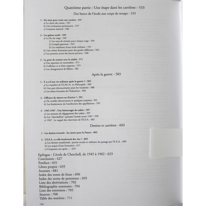 Livre L'école des élèves aspirants de Cherchell Médiouna 1942-1945, de la revanche à la libération 