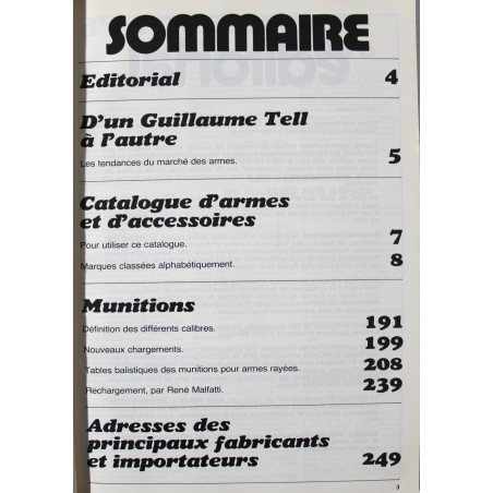 Livre nouvel annuaire des armes, Guillaume Tell 8 R. Caranta et9