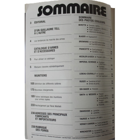 L'annuaire des armes Guillaume Tell No 13 - R. Caranta