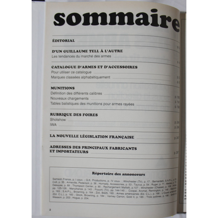L'annuaire des armes Guillaume Tell No 15 - R. Caranta