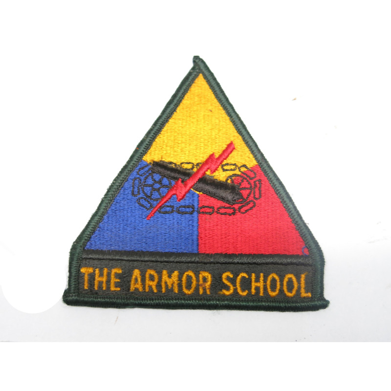 Patch US the armor school  division blindée 