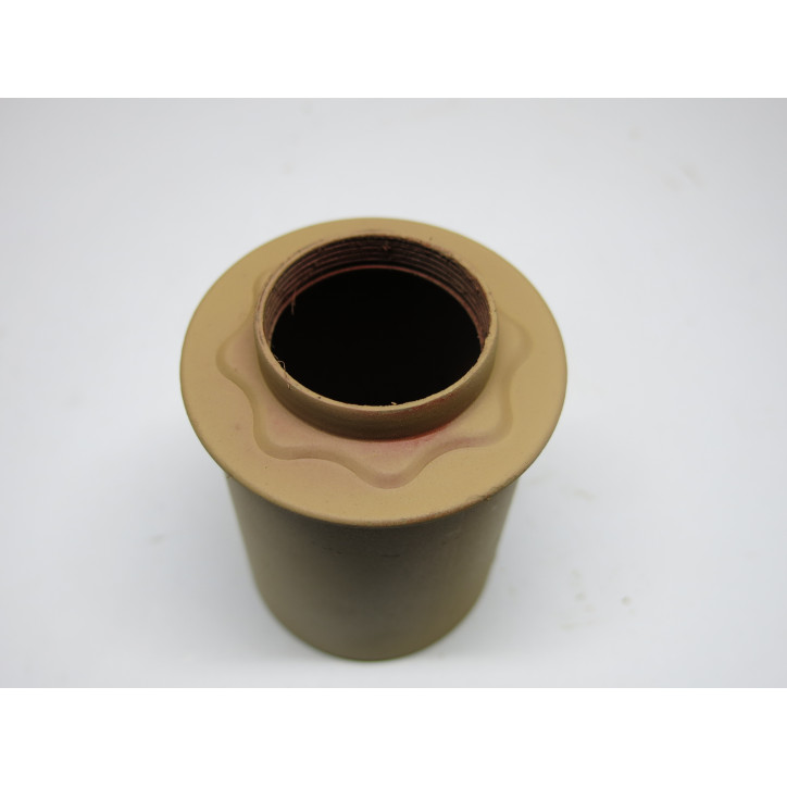 Pot couleur sable  seul métal de grenade à manche Allemande 39/45 repro