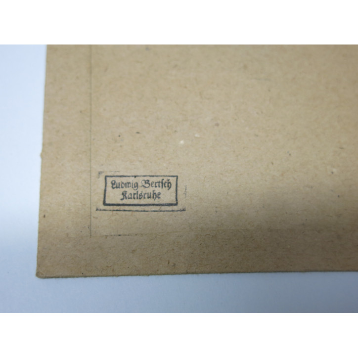 Pochette originale  papier pour croix de Fer 2° classe ref 450