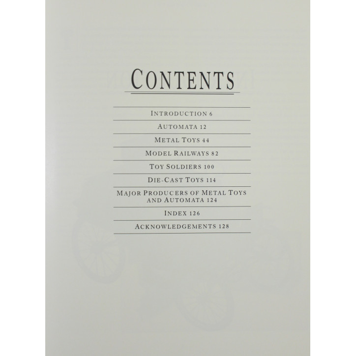 Livre A guide to metal toy de Constance King