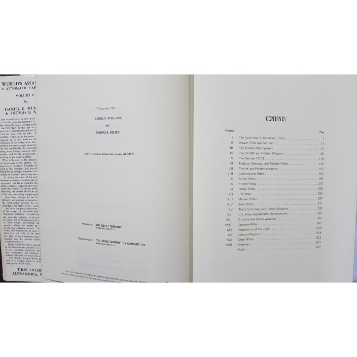 Livre The World's assault rifles and automatic carbines Vol II
