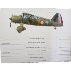 Pochette de 7 Lithographies de l'escadron de chasse 3-30 Lorraine