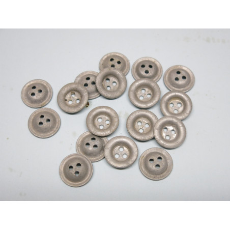 Lot de 17  boutons de poncho Allemand WH ref 63 