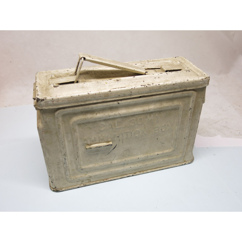 Boite a munitions camo Ardennes US 39/45 calibre 30-06 ref  BO 15