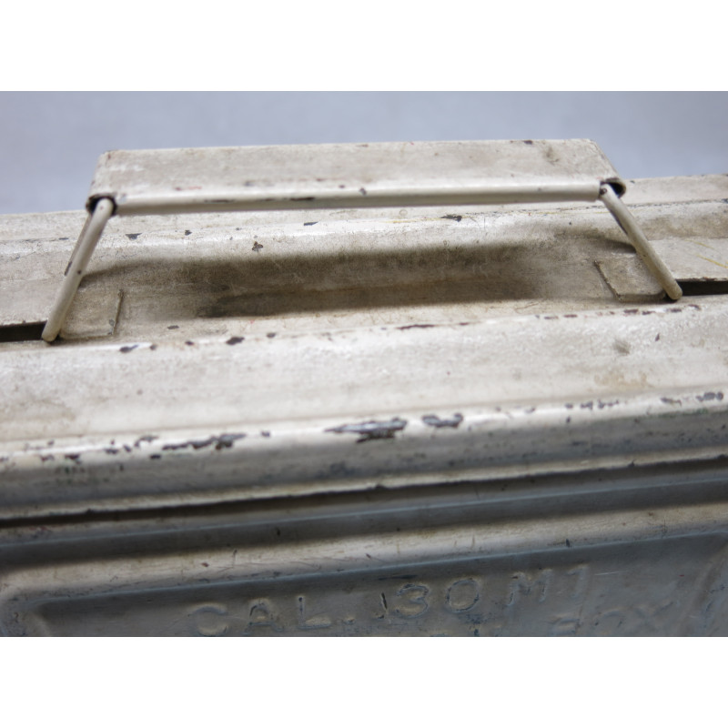 Boite a munitions camo Ardennes US 39/45 calibre 30-06 ref  BO 15