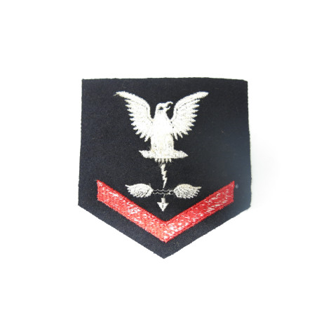 Insigne original tissu anti sous marin navy technicien ref 77 