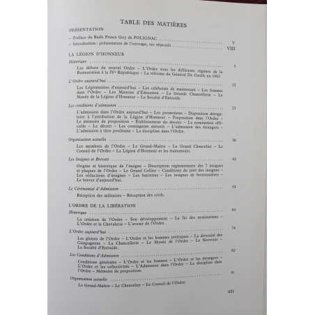 Livre L'admission dans les grands ordres de chevalerie aujourd'hui