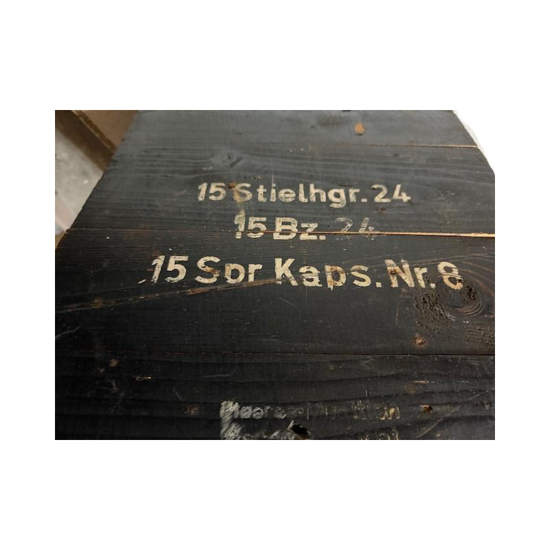 Caisse bois complete pour grenade à manche ref 158