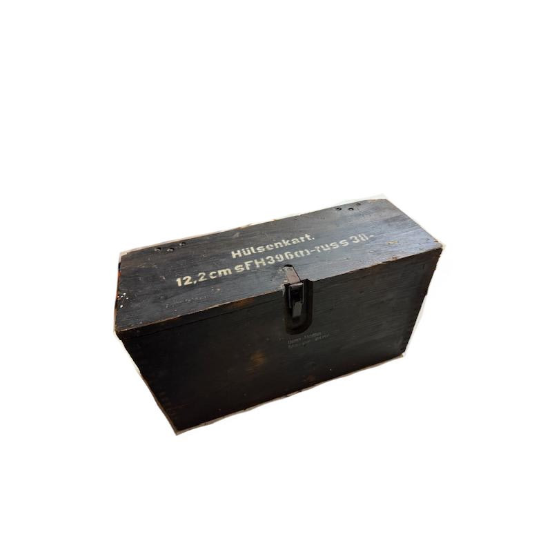 Caisse bois pour douilles 12.2 cm canon Allemand ref 479
