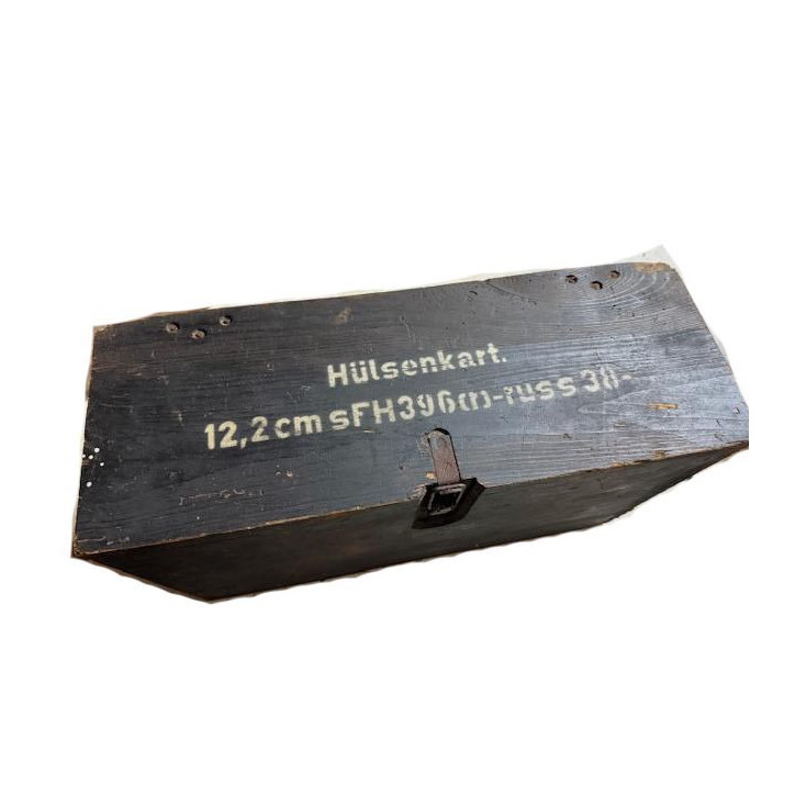 Caisse bois pour douilles 12.2 cm canon Allemand ref 479